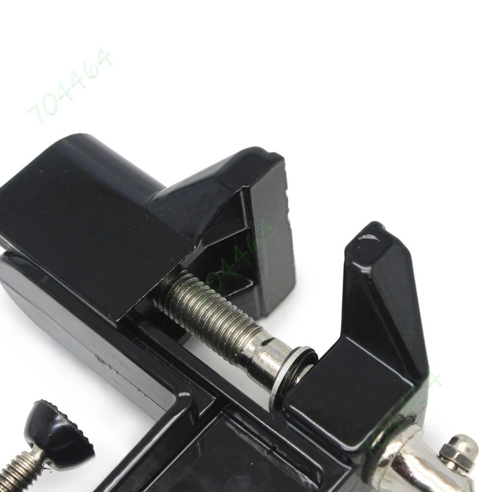 Trade Shop - Morsa Da Banco 50 Mm Fisso Tavolo Morsetto Girevole Base Fissa -