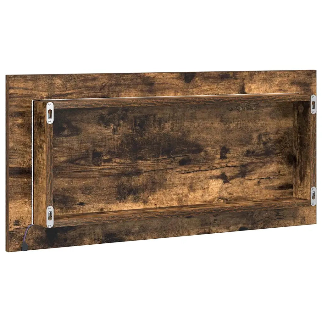 Specchio Marrone 80 x 37 cm Vetro e Legno Ingegnerizzato 863303