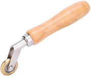 Rotolatore di angolo per pavimenti con design ergonomico - membrana impermeabile - ruota a pressione - rulli in ottone - maniglia in legno - materiale duraturo - rotolatore di dettaglio