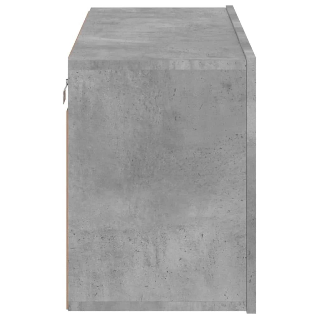 Mobile TV multimediale mensola TV credenza TV montaggio a parete 80 x 30 x 41 cm grigio 02_0027802