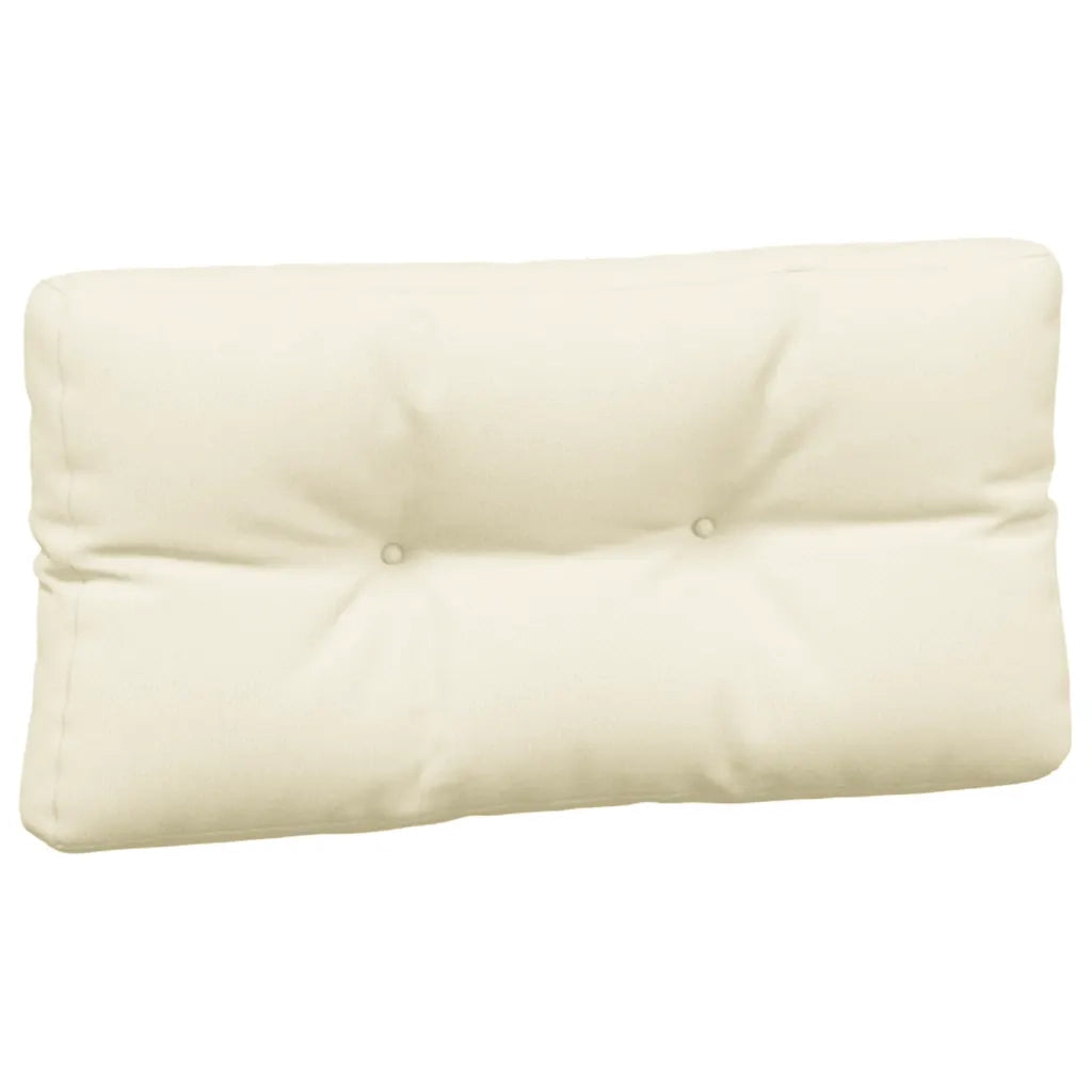 Cuscini per Pallet 5 pz Crema in Tessuto 314575