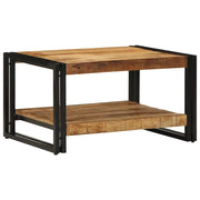 Tavolino 70x50x38 cm in Legno Massello di Mango Grezzo 4102718