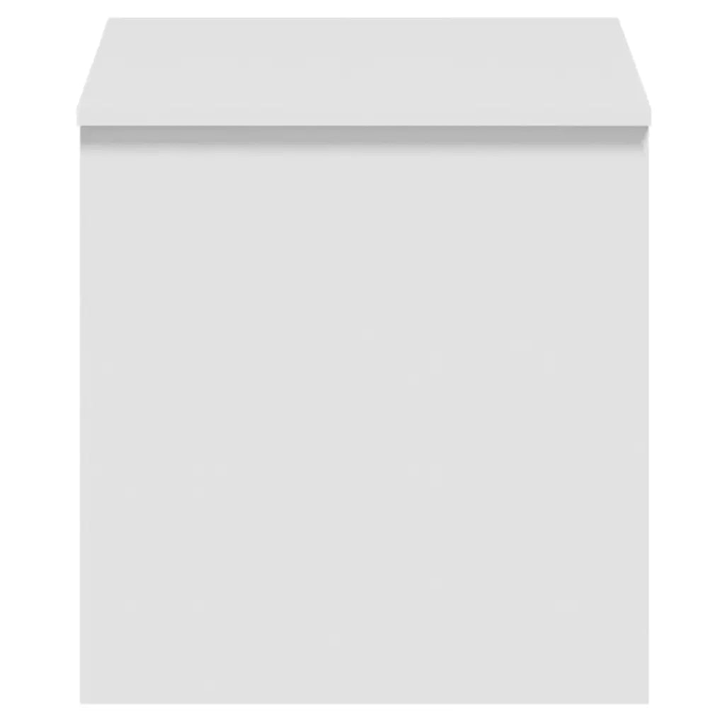 Tavolino da Salotto Bianco 102x50,5x52,5cm in Legno Multistrato cod mxl 7712