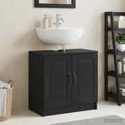 Armadio per Lavabo da Bagno UTRECHT Nero 59,5 x 31,5 x 59 cm 897666