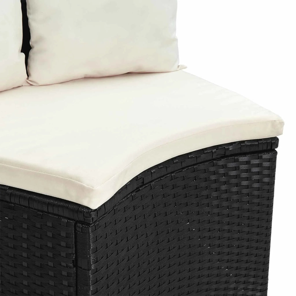 Set di divani 2 pcs Nero