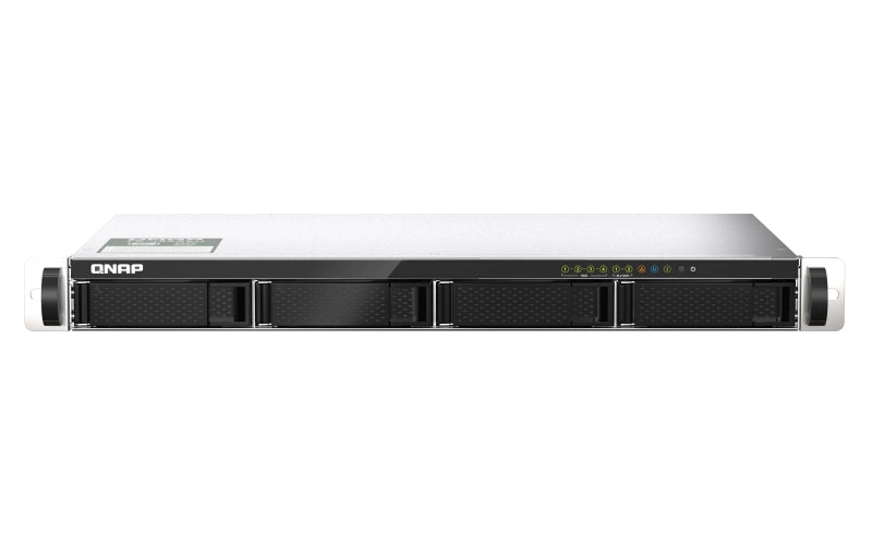 Qnap ts-435xeu nas rack (1u) marvell cn9131 4 gb ddr4 0 tb qnap qts nero, grigio - TS-435XEU-4G