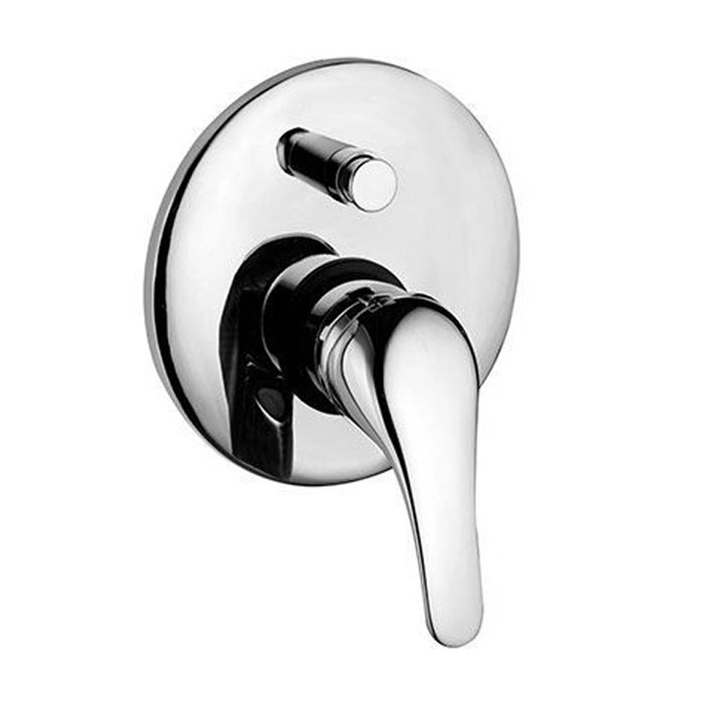 Set rubinetti lavabo, bidet e doccia con deviatore in ottone cromo di Rubinetterie Mariani Linea Astro