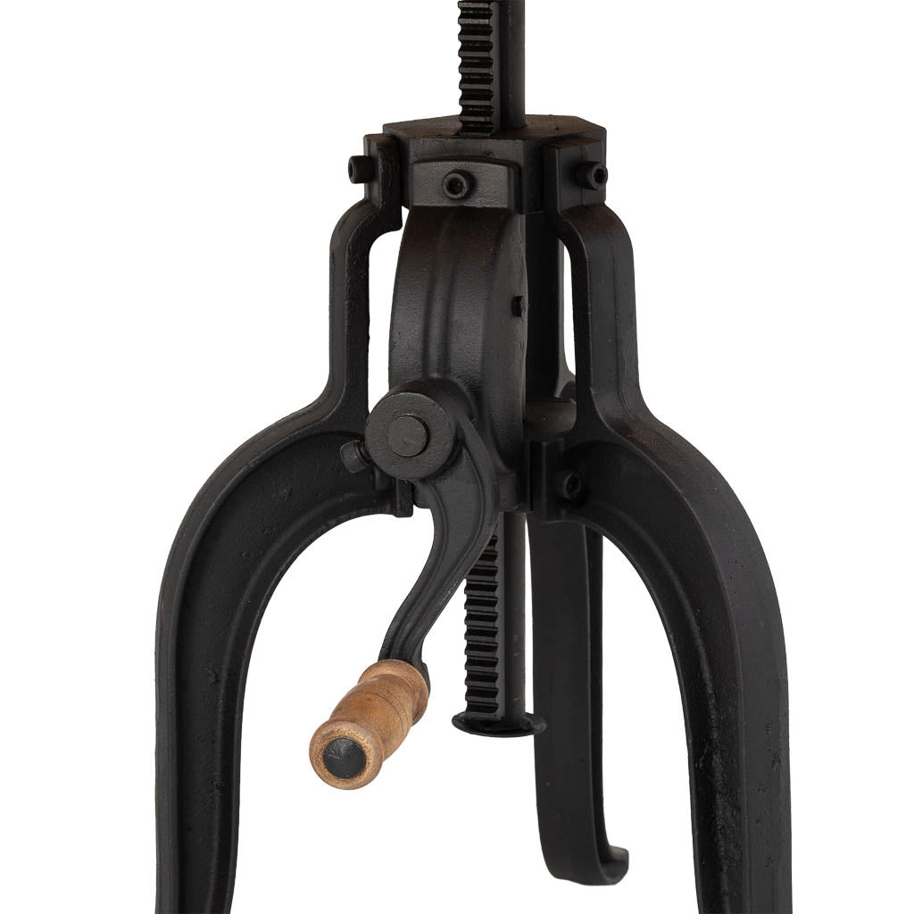Tavolo regolabile in altezza naturale D51x48