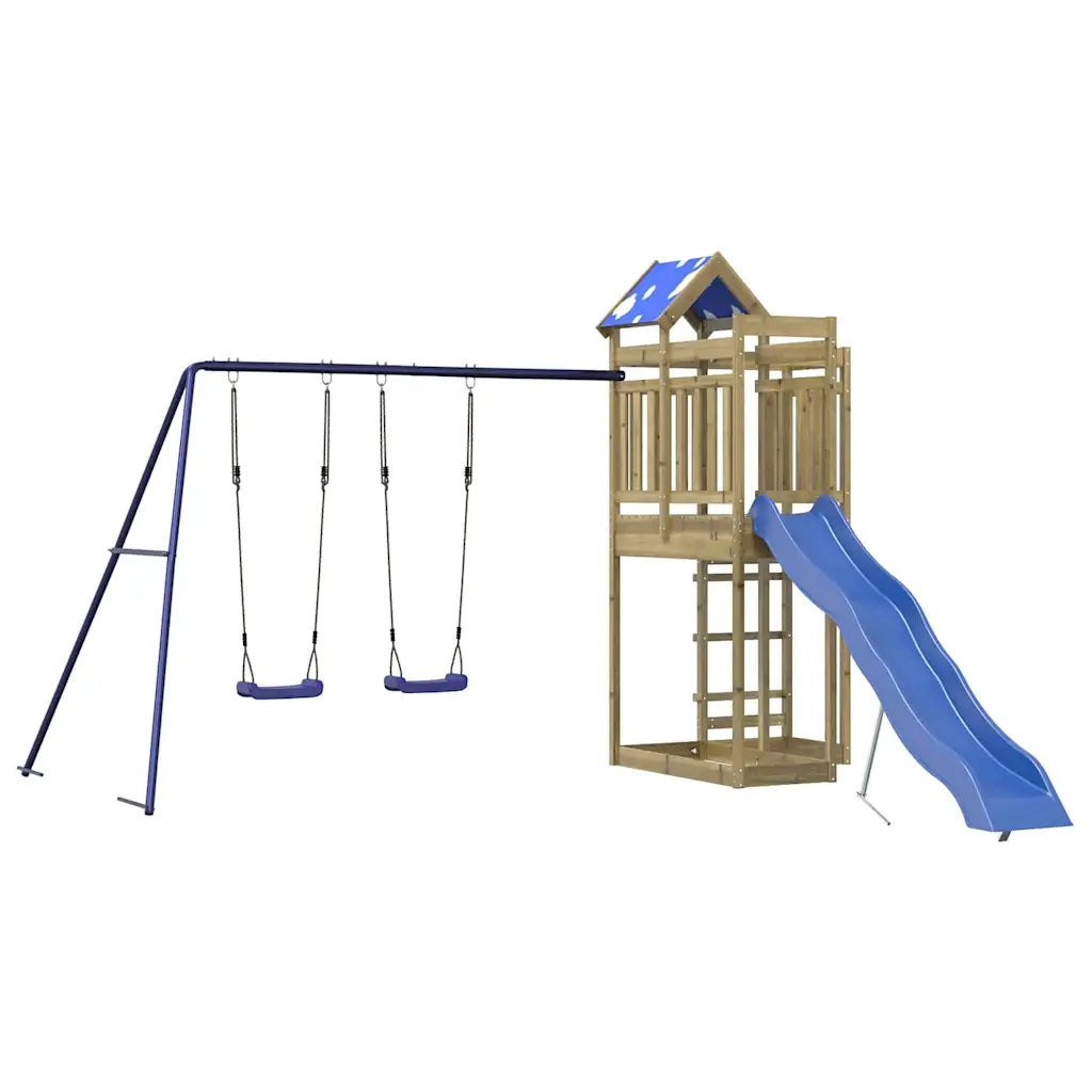 Set da Gioco da Esterno in Legno di Pino Impregnato 3279003