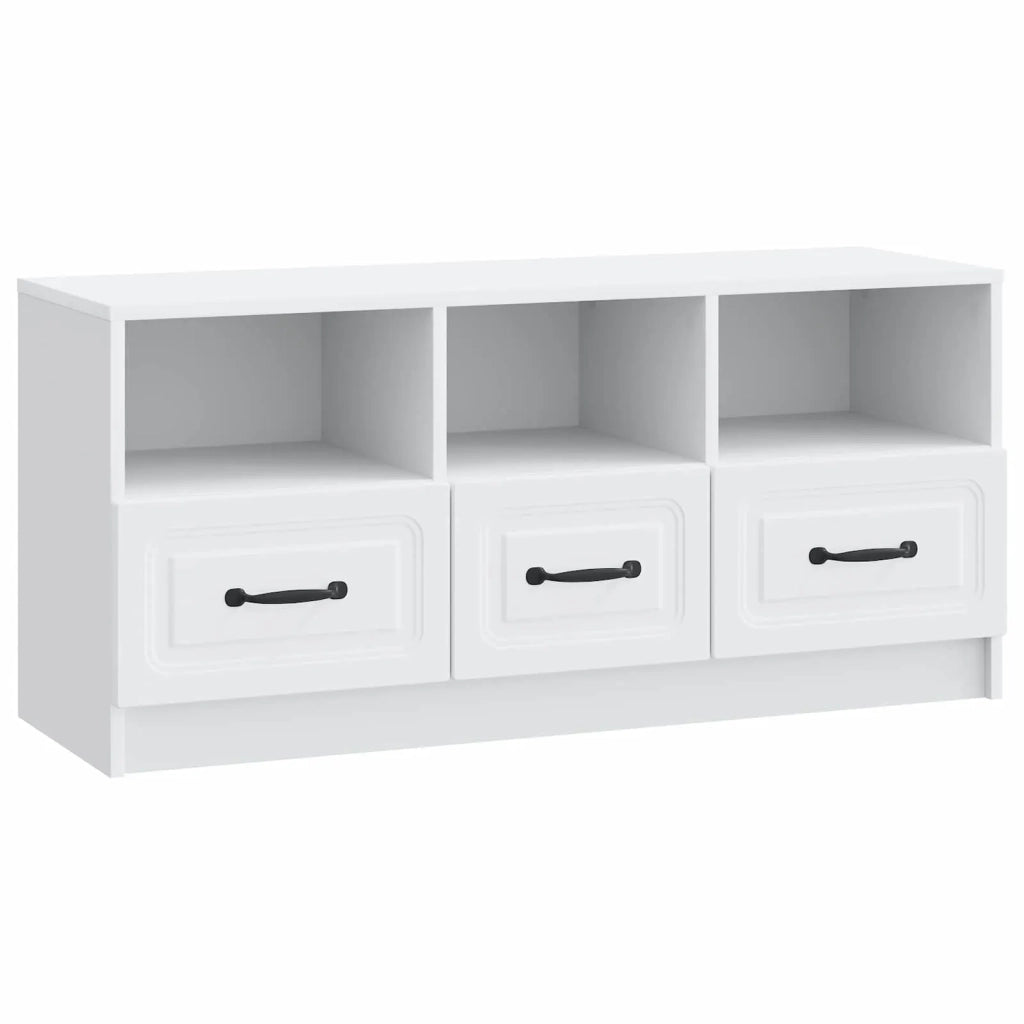 Mobile TV Bianco 102 x 34,5 x 47 cm Legno ingegnerizzato 895825
