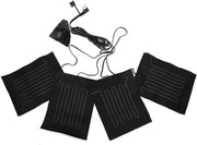 Set di Pannelli di Riscaldamento per Autoaiuto - Giacca e Guanti Elettrici a Batteria USB - Impermeabile per Inverno