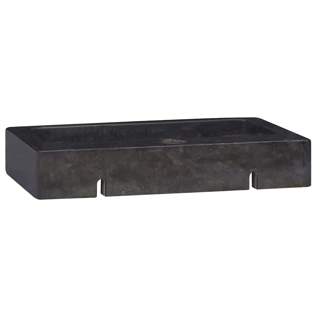 Lavello a Parete Nero 38x24x6,5 cm in Marmo CFW9969330