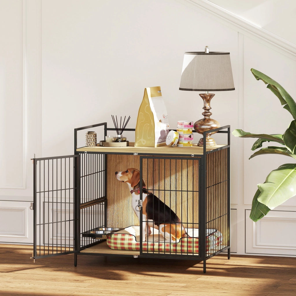 Tavolino Moderno per Cani ¨C Zephmum ¨C Legno Rovere 80x56x76,5 cm