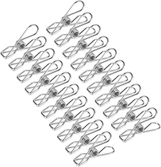 Set di 20 Pennelli in Acciaio Inossidabile per Utilizzo Sostenibile
