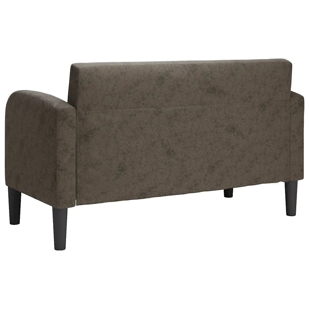 Divano Divanetto Grigio Scuro 110 cm in Similpelle 4100542