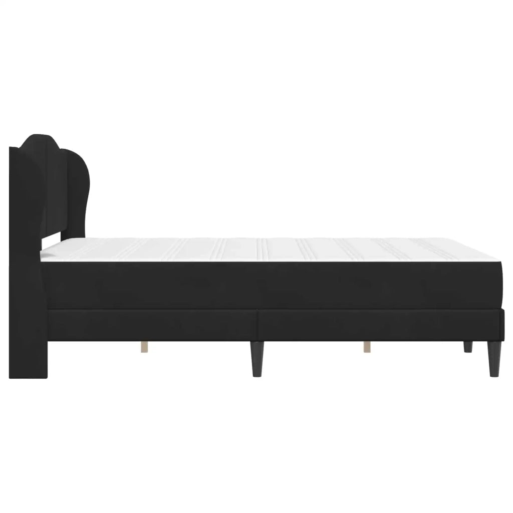 Struttura del letto con testiera Nero 160 x 200 cm Velluto 3415218