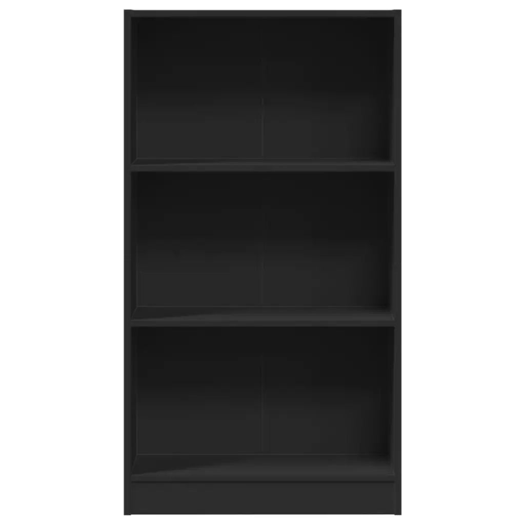 Libreria Nera 60x24x109 cm in Truciolato 857804