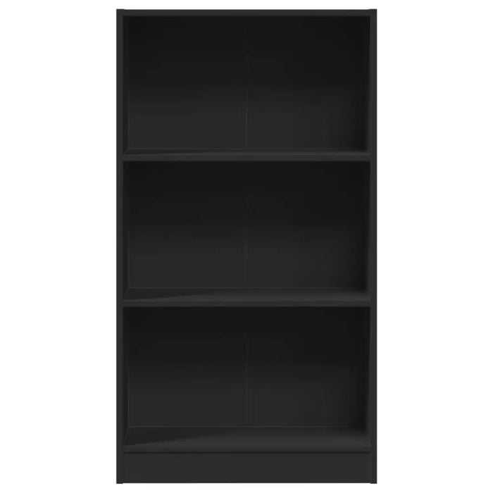 Libreria Nera 60x24x109 cm in Truciolato 857804