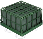 Sostegno per fiori in schiuma - Decorazione per matrimoni - Supporto per fiori - Zoccolo - Plastica - 12x12x9cm - Decorazione perfetta per matrimoni