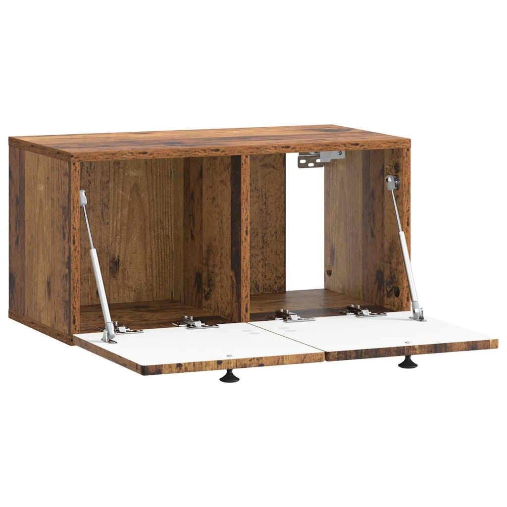 Mobile Porta TV da Muro Legno antico 59,5 x 31 x 30 cm
