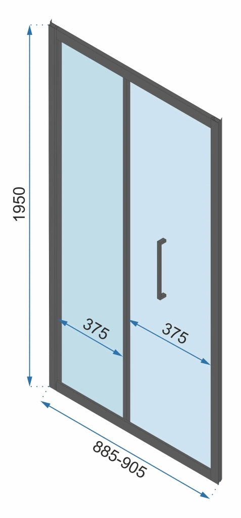 Cabina Doccia Ad Angolo Rapid Fold 90x90
