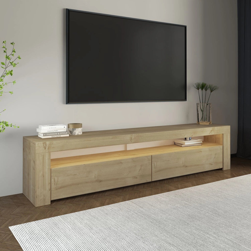Porta TV in legno "Bati" - 150 x 36 x 46 cm - Beige