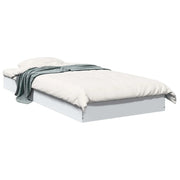 Letto singolo | Letto per adulti | Struttura letto a pavimento Bianco 80 x 200 cm