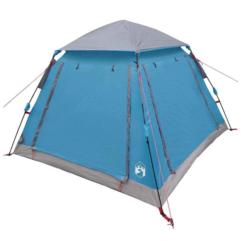 Tenda Istantanea con Catena per la Pioggia per 3 Persone con Rilascio Veloce-Tenda da campeggio 258676
