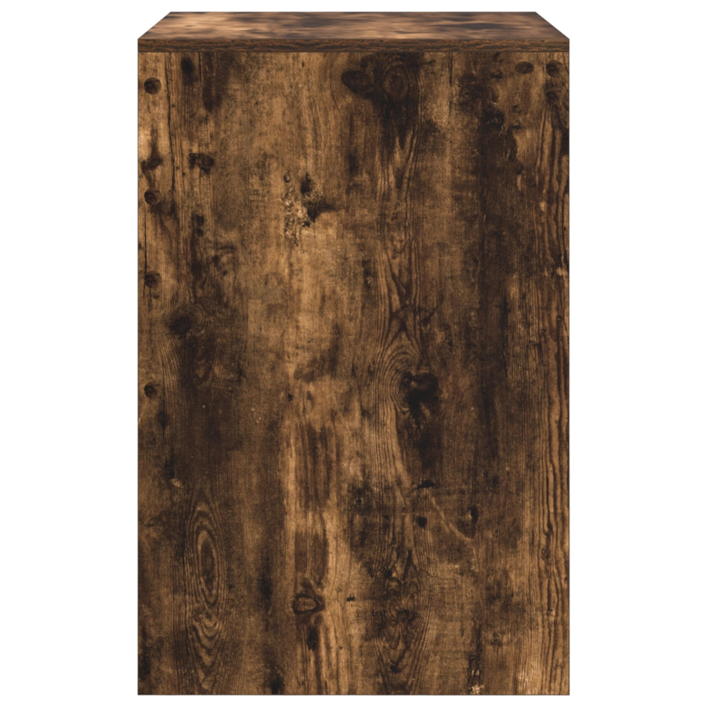 Scrivania da Scrittura Rovere Affumicato Legno Ingegnerizzato