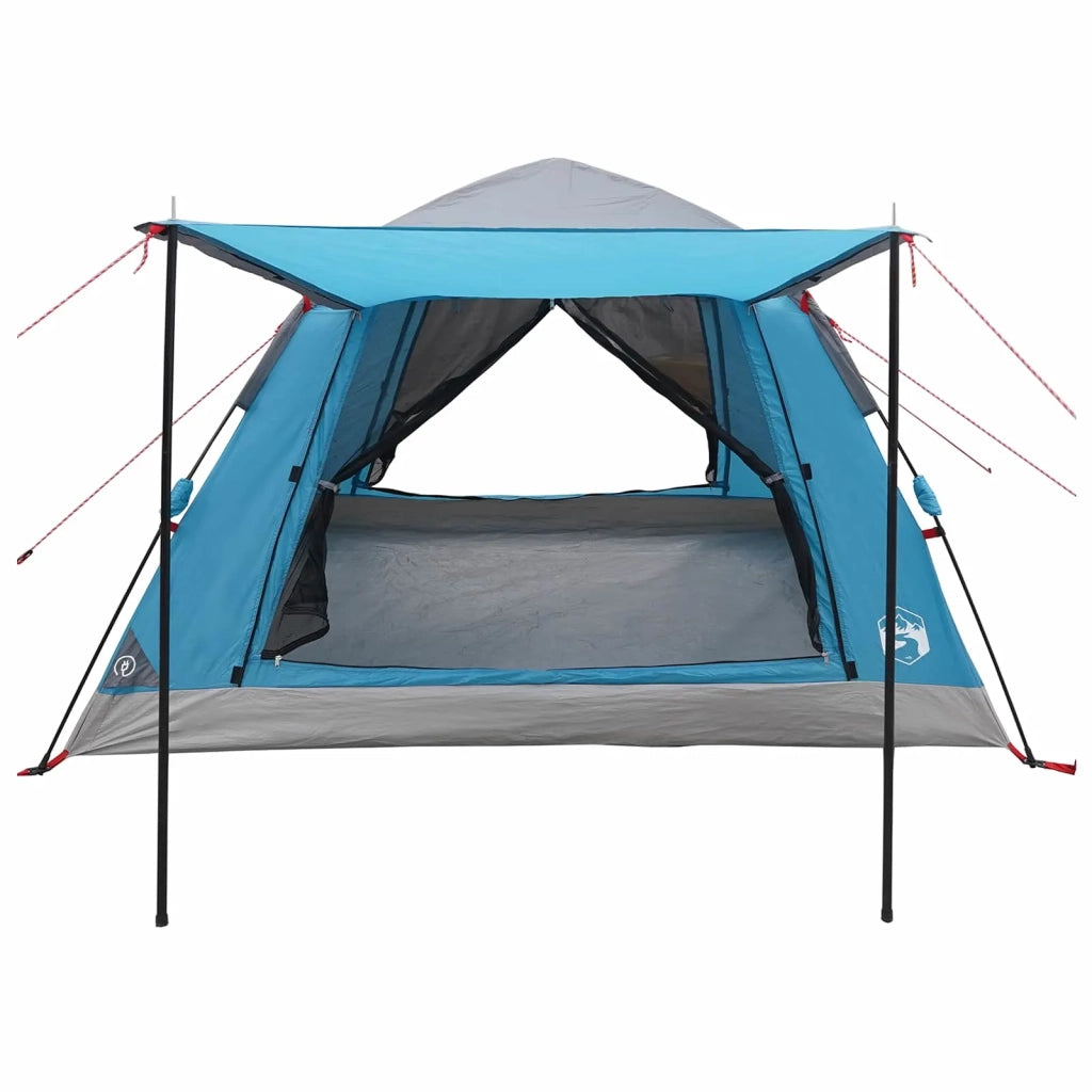 Tenda Istantanea con Catena per la Pioggia per 3 Persone con Rilascio Veloce-Tenda da campeggio 258676