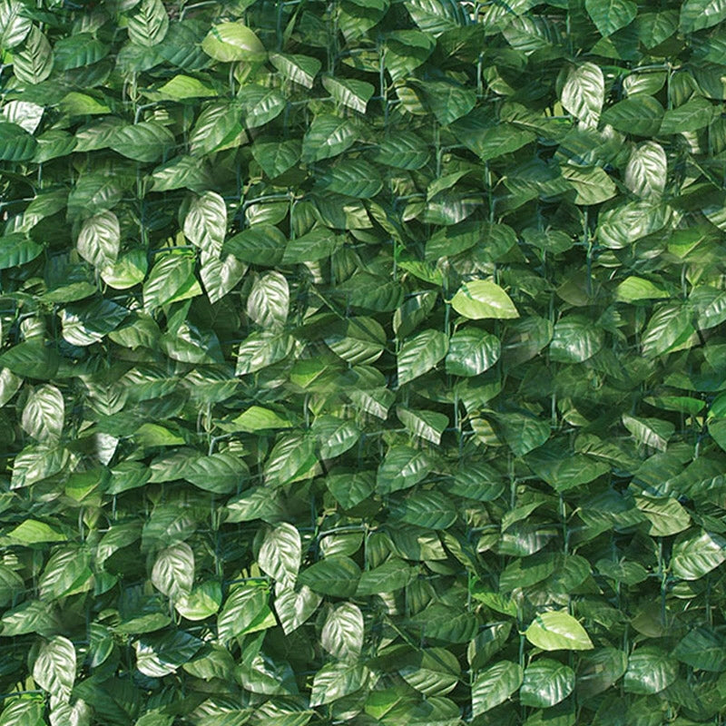 Arella Siepe Sintetica Artificiale 100x300 cm in PVC Ombreggiante Ranieri Foglie di Lauro