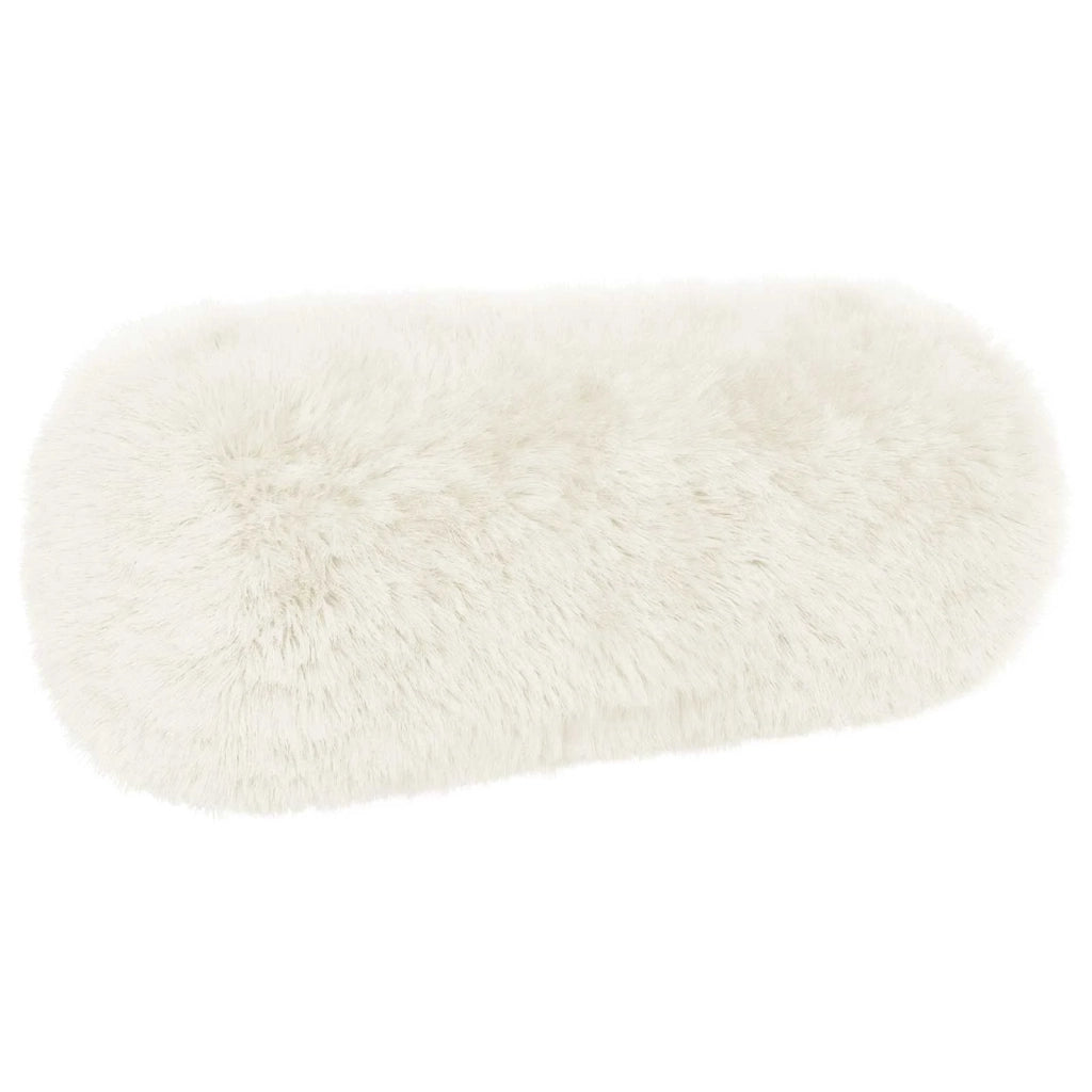Cuscino con cuscino HEERLEN 2 pz Bianco Fleece PV 930195