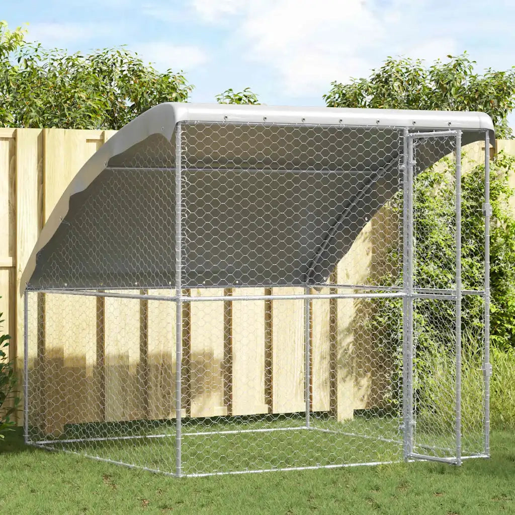 Cuccia per cani Argento 2 x 2 x 2 m Acciaio zincato CFW7908585