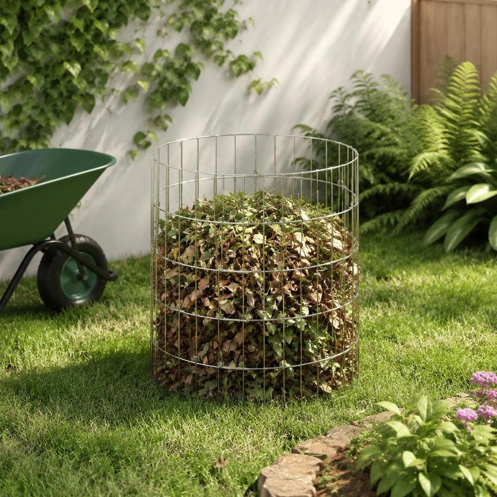 Garden Composter 50x50 Cm Galvanized Steel