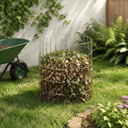 Garden Composter 50x50 Cm Galvanized Steel