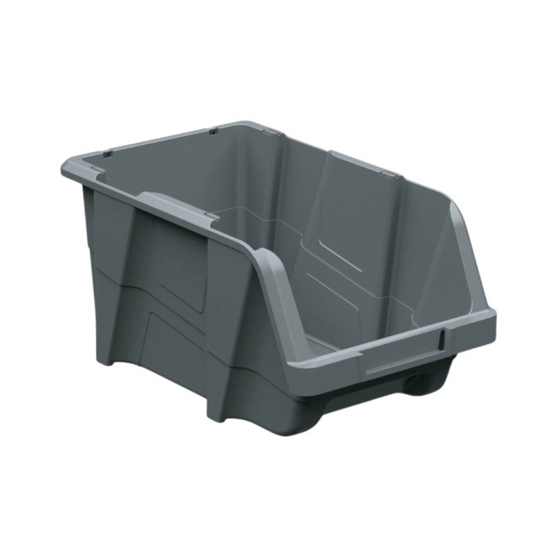 Contenitore grigio cm 14,8x25x12,8h