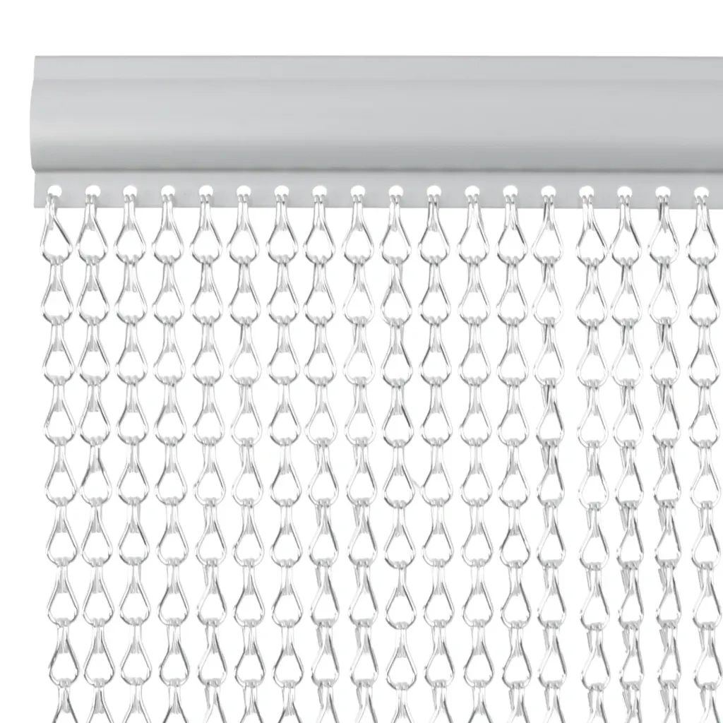 Zanzariera da Porta a Catena 90x212 cm in Alluminio CFW6985126