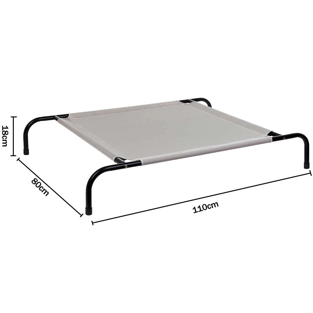 Cuccia Brandina Letto Cani Gatti Lettino Metallo e Tessuto Divanetto Cane 110x80