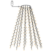 Rete di Luce per Albero di Natale 150 LED Bianco Freddo 150 cm CFW3797989