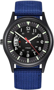 Orologio sportivo analogico per uomo, impermeabile e casual - Cinturino blu