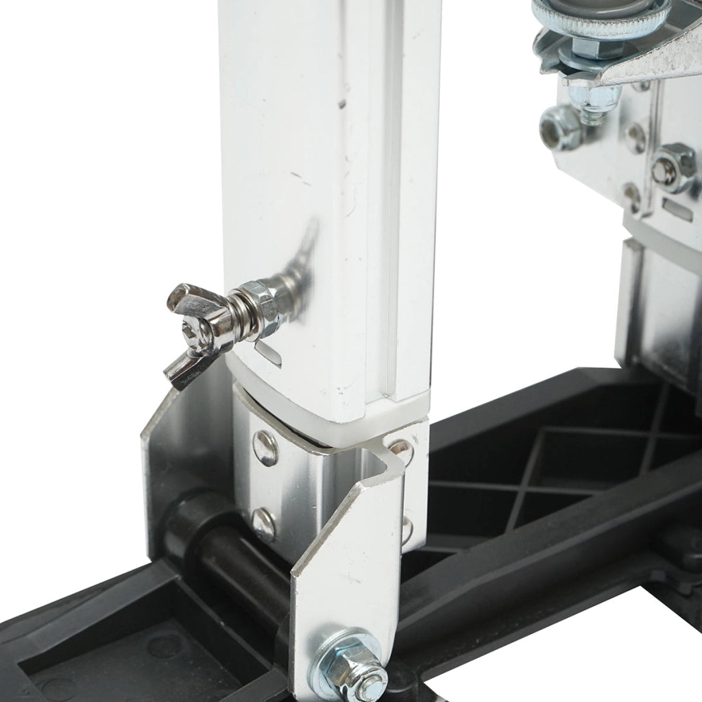 Stampelle professionali da pittore in alluminio, regolabili da 38 a 58 cm.