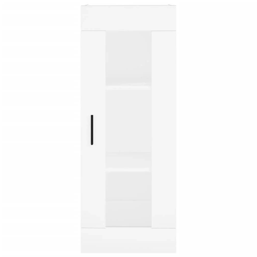 Buffet credenza cassettiera mobiletto mobile contenitore organizer cucina soggiorno salotto alto 34,5 x 34 x 180 cm legno ingegnerizzato bianco 02_0032379
