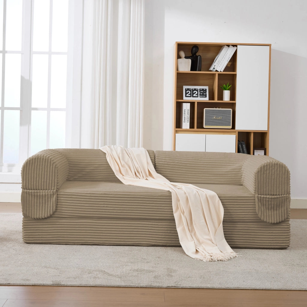 DIVANO LETTO 2 posti convertibile 37 x 37 x 89 cm corda marrone