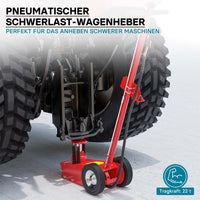 Cric pneumatico a carrello da 22 t per camion e auto Martinetto Sollevatore