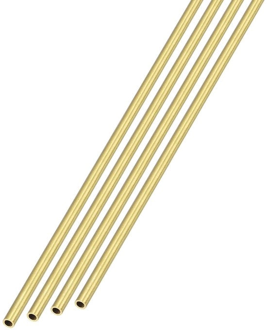 4 Stuks Tubo in Rame 1,5 mm x 300 mm per Progetti di Fai da Te