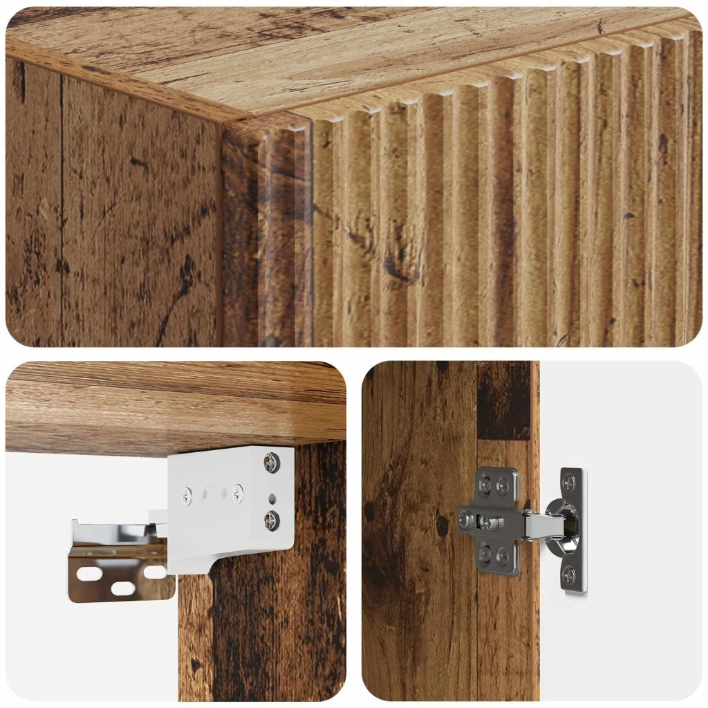 Set di armadi 2 pcs Legno antico 66 x 34,5 x 90 cm 3416545