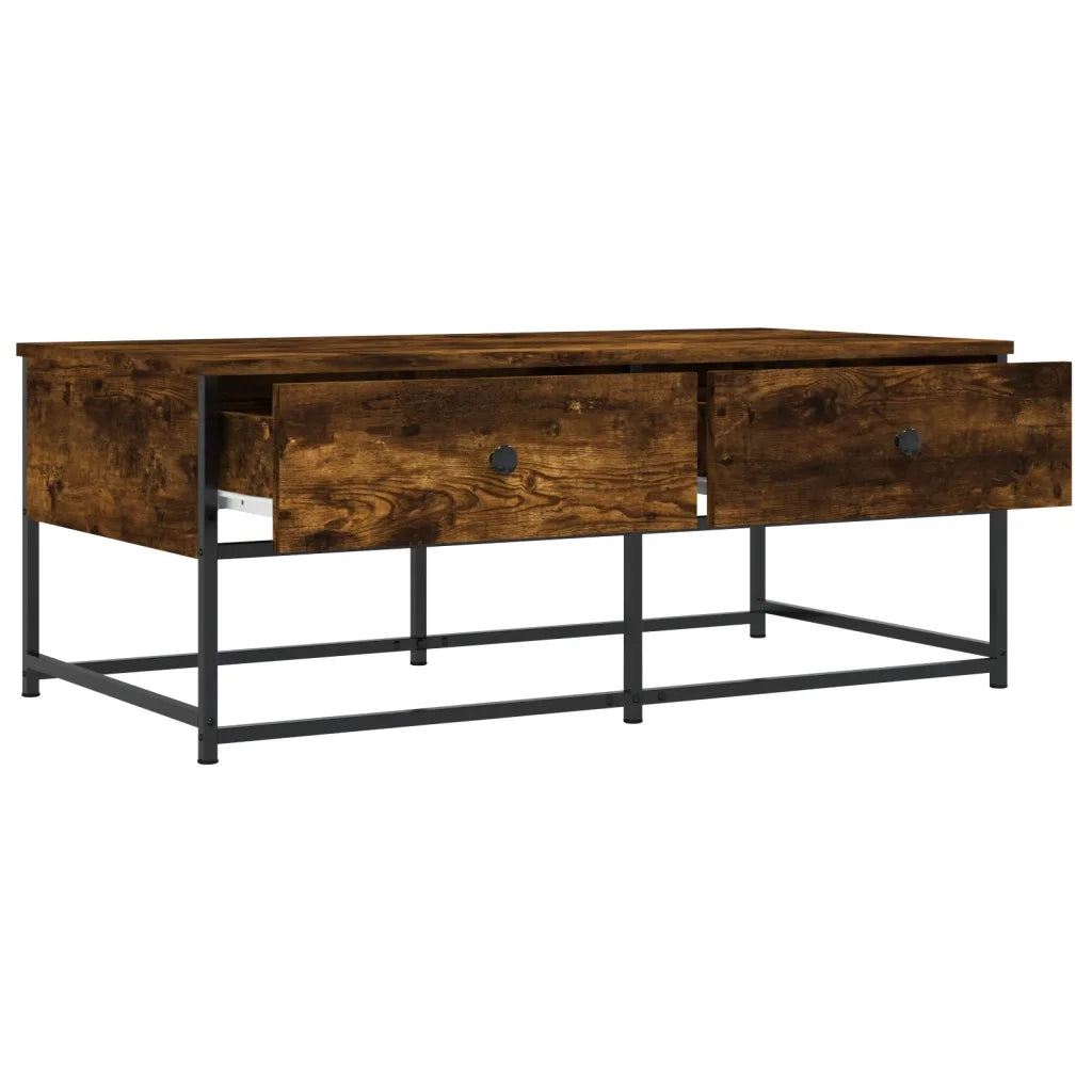 Tavolino da salotto | Tavolino da caff¨¨ | Tavolino da Soggiorno Rovere Fumo 100x51x40 cm Legno Multistrato