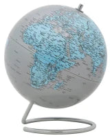 Mappamondo Twist Silver Cm Ø 20X25