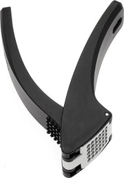 Molitore di aglio in plastica - design moderno - molitore di aglio efficace - resistente all'acqua calda - nero