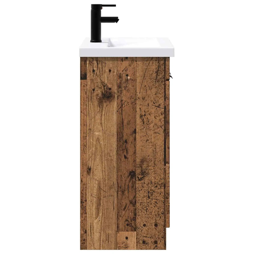 Set di mobili per il bagno Legno antico 78,5 x 37,5 x 81 cm 3404162